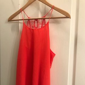 Coral tank top